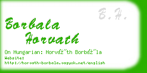 borbala horvath business card